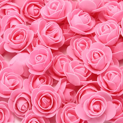 Rosas Artificiales De Espuma.