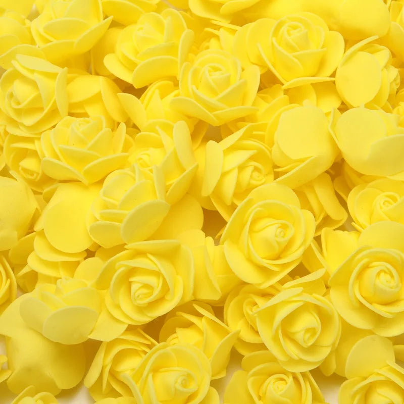 Rosas Artificiales De Espuma.