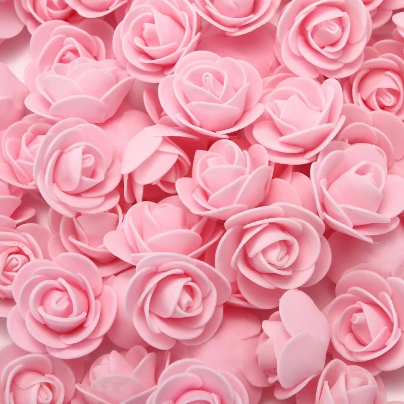 Rosas Artificiales De Espuma.