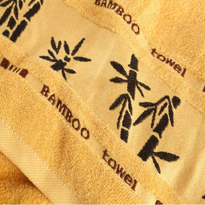 Set of 1/4/6 Bamboo Fiber Towels Sets Home Bath Towels